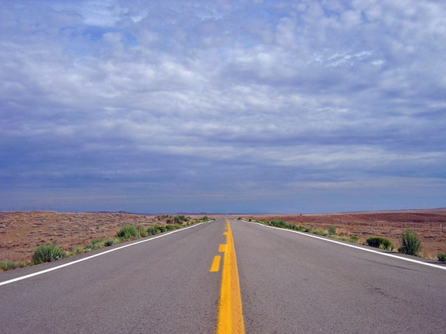 straight road