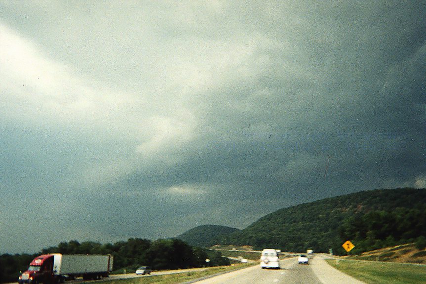 thunder clouds roll in